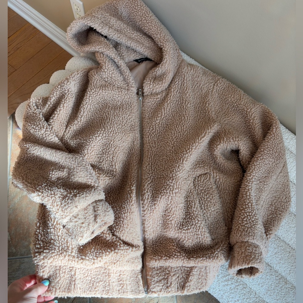 Teddy bear Sherpa coat 🧸